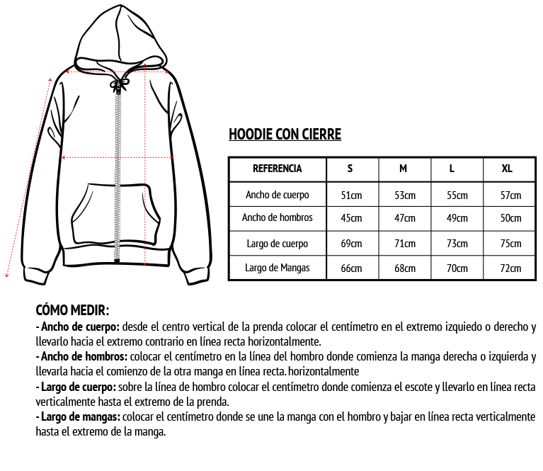 Hoodie con cierre Negro Unisex Comprar en Ginger Ale